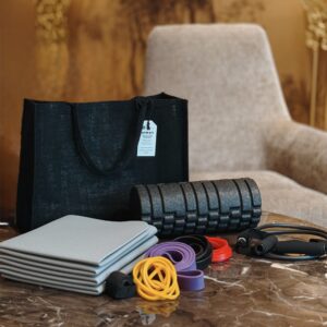 Order a GYM KIT to your room for your arrival!